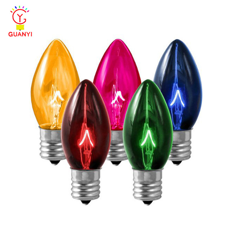 UL C7 C9  Incandescent Bulb for  Christmas String Light