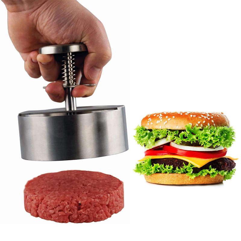 Burger Press Commercial Stuffed Patty Meat Burger Press Stainless Steel