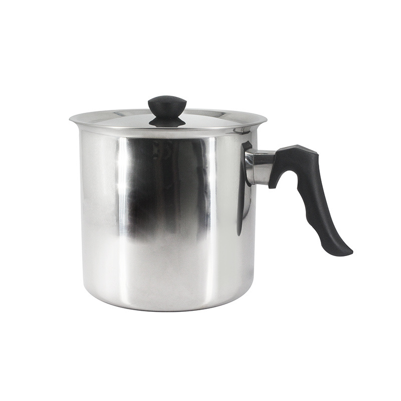 stainless steel Whistling milk pot double wall chocolate melting milk boiling pot candles wax melting pot with lid