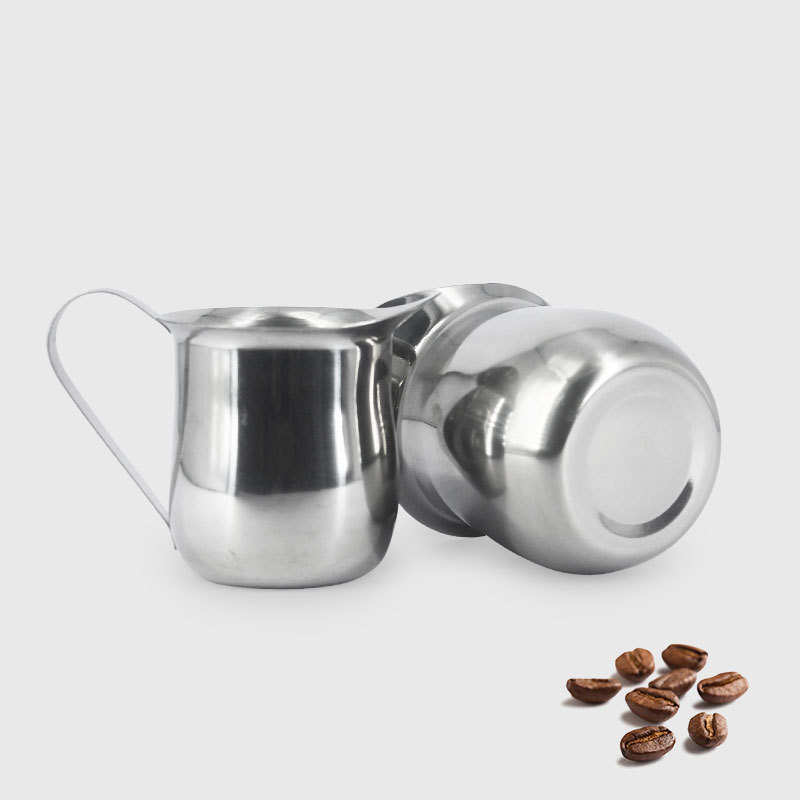 Custom Kitchen Accessories Milk Pitcher Coffee Pot Coffee Milk Pitcher With Handle powdering milk pot stainless steel