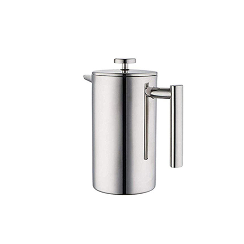 gold plating Stainless Steel Double Wall Travel French Press double wall Coffee Expresso Maker