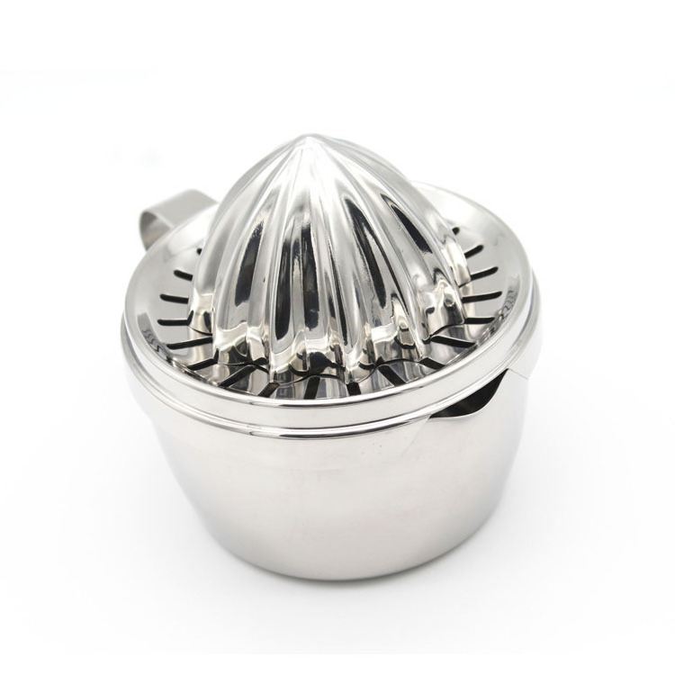 Manual Juicer Fruit Lemon Lime Orange squeezer  with Bowl Juicer Strainer lemon squeezer stainless steel