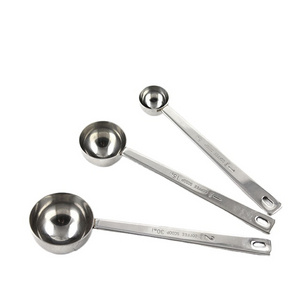 Factory cheap price coffee tool measuring spoon set 1 teaspoon 304 stainless steel coffee scoop