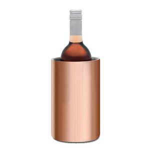 Premium grade perfect wine and champagne chiller wine cooler bucket double wall insulated stainless steel ice less bottle cooler