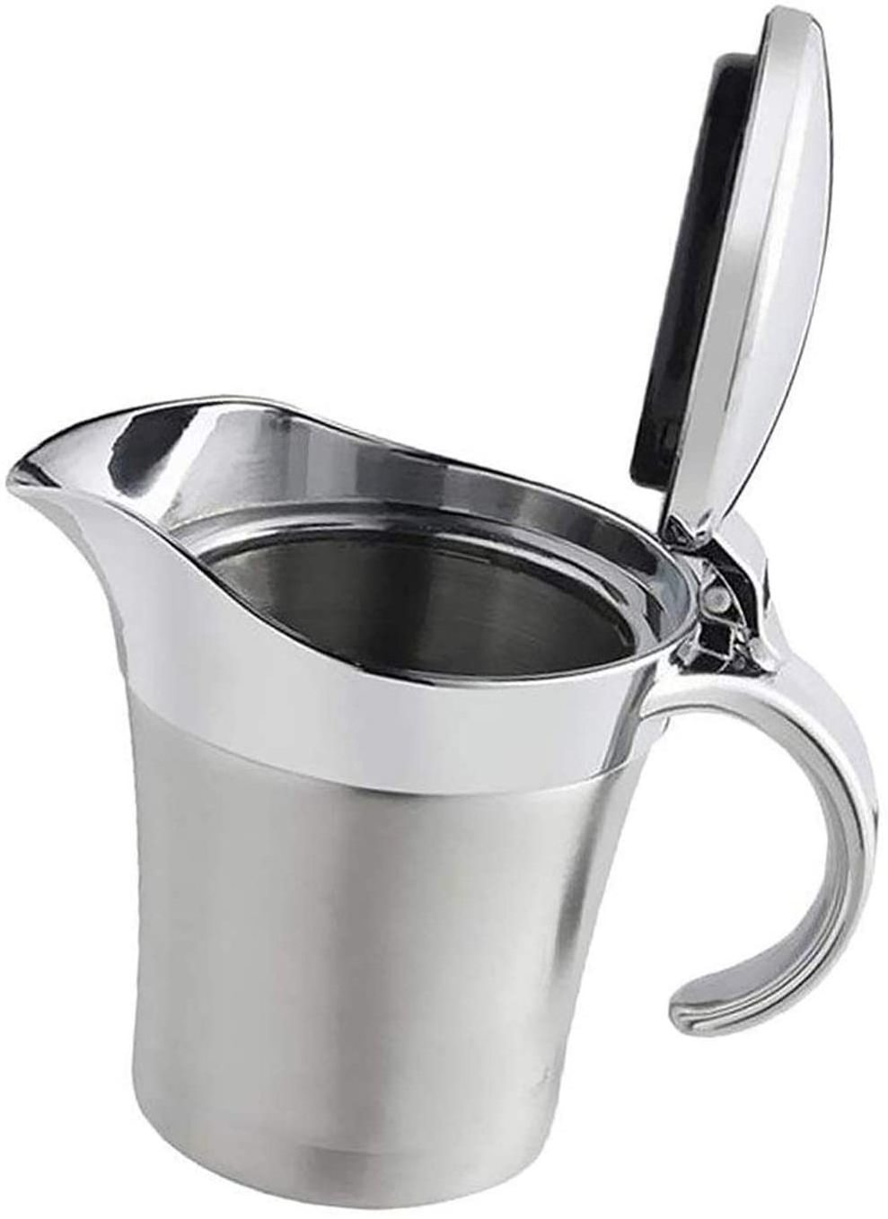 800ml 400ml Stainless Steel Insulated Gravy Warmer Jug  Serving Sauce Dispenser with  Lid Gravy Boat