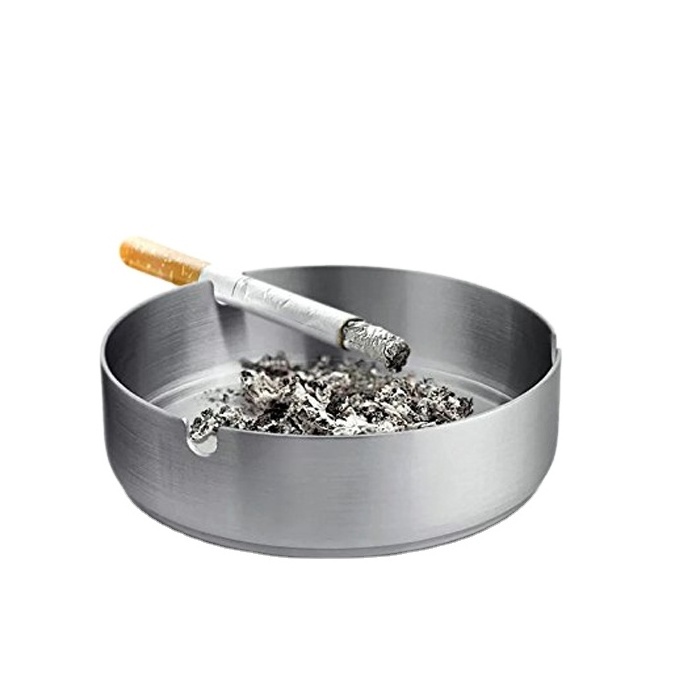 Big Size Ash Holder Stainless Steel Custom Logo Cigar Ashtray