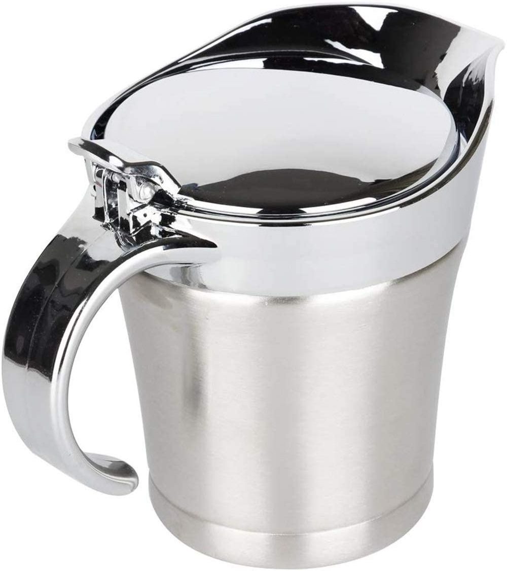 800ml 400ml Stainless Steel Insulated Gravy Warmer Jug  Serving Sauce Dispenser with  Lid Gravy Boat