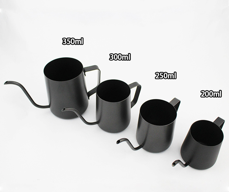 Hanging Ear Hand Blunt Long Narrow Drip Cup Stainless Steel Pour Over Kettle Gooseneck Spout Coffee Tea Pot