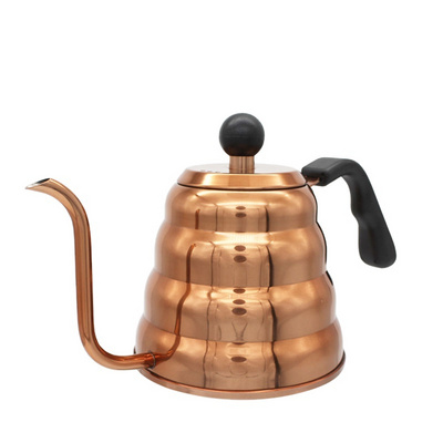 1.2L/1.0L copper pour over drip coffee kettle stainless steel gooseneck kettle