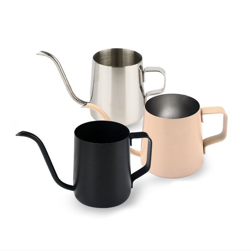 Hanging Ear Hand Blunt Long Narrow Drip Cup Stainless Steel Pour Over Kettle Gooseneck Spout Coffee Tea Pot