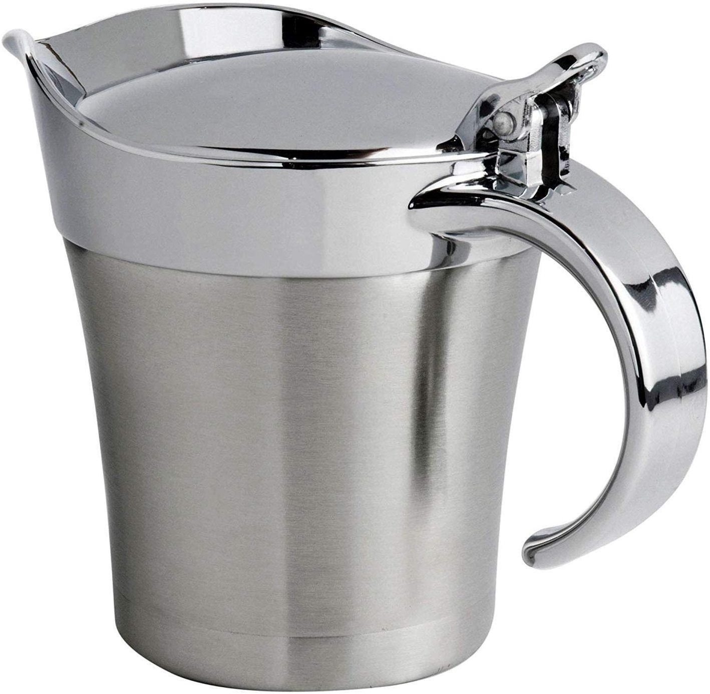 800ml 400ml Stainless Steel Insulated Gravy Warmer Jug  Serving Sauce Dispenser with  Lid Gravy Boat