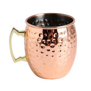 Moscow Mule Copper Mug Sublimation Copper Plated Stainless Steel multi-colored metal hot cold drink beer mug cup