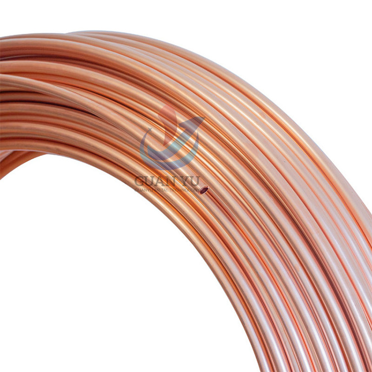 prime quality GB Air Conditioning Flexible 3/4 3/8 7/8 inch copper Smooth Water Tube Straight Copper Pipes price