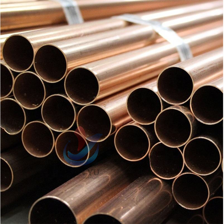 prime quality GB Air Conditioning Flexible 3/4 3/8 7/8 inch copper Smooth Water Tube Straight Copper Pipes price