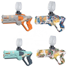 Manufacturer's hot selling outdoor team shooting game toy graffiti electric space water bomb gel blaster Soft bullet gun kid toy