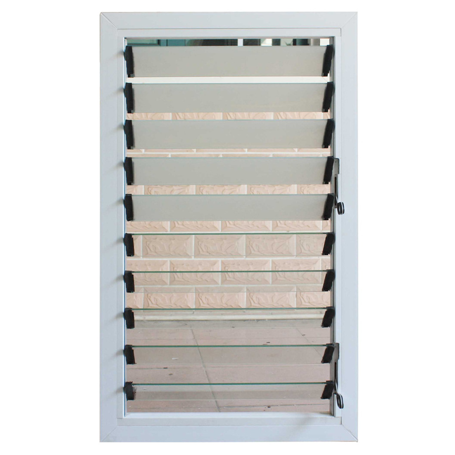 Luxury jalousie window aluminium louvre blade unique glass window shutters