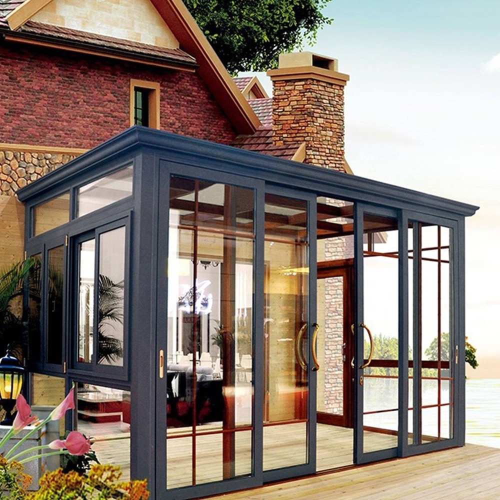 aluminium sunroom glass solarium sunroom for sale