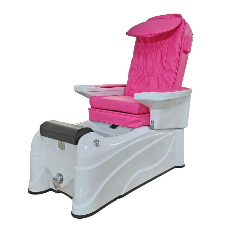 Guarant nail salon  manicure nail set pedicure chair spa nail table  pink pedicure chair for foot