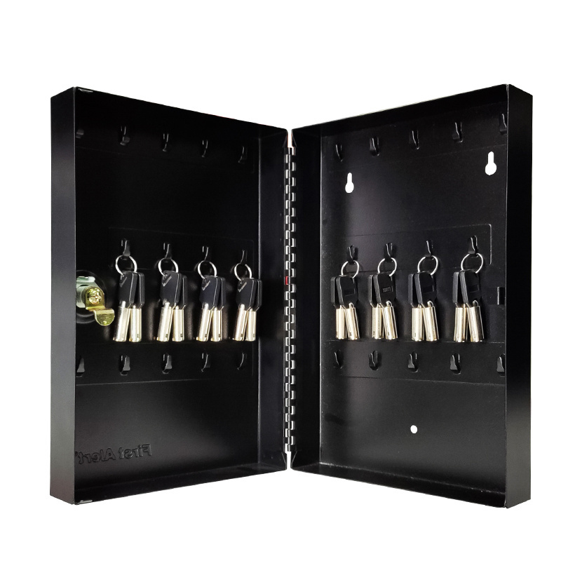 Portable Key organizer Safe boxes key storage lock box  with 28 key hooks