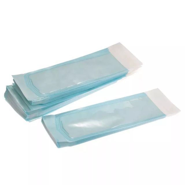 135mmx260mm Dental medical heat flat self sealing sterilization bag sterilizing pouch