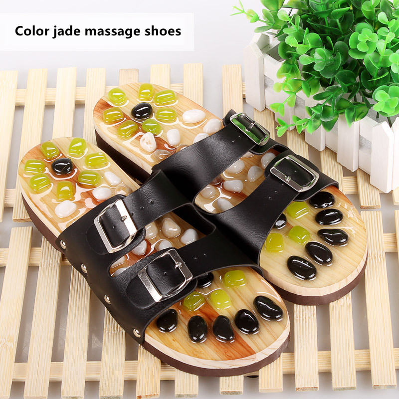 2022 Custom Other Massager Products Reflexology Stone Massage Shoes Sandals Acupressure Foot Massage Slippers