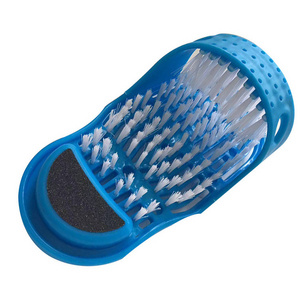 Shower Foot Scrubber Massager Cleaner Spa Exfoliating Washer Wash Slipper Pedicure Tools Bathroom Bath