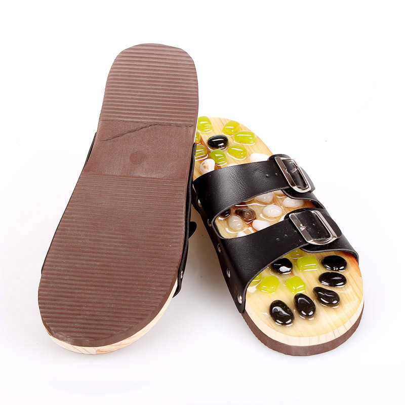 2022 Custom Other Massager Products Reflexology Stone Massage Shoes Sandals Acupressure Foot Massage Slippers