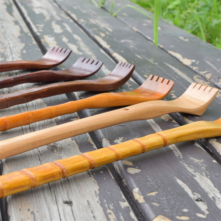 Wholesale Wood Back Scratchers body Scratch Self Massage Tool Backscratchers Hand Wooden Back Scratcher