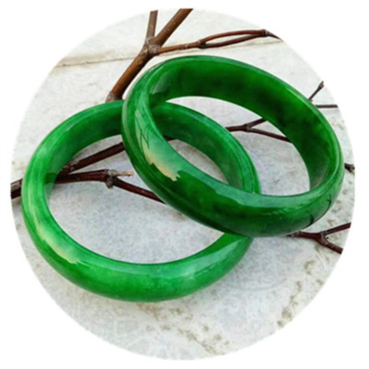 High Quality Emerald Full Green Jade Bangle Jadeite Bracelet For Women Gift Jade Jewelry Jade Bangles