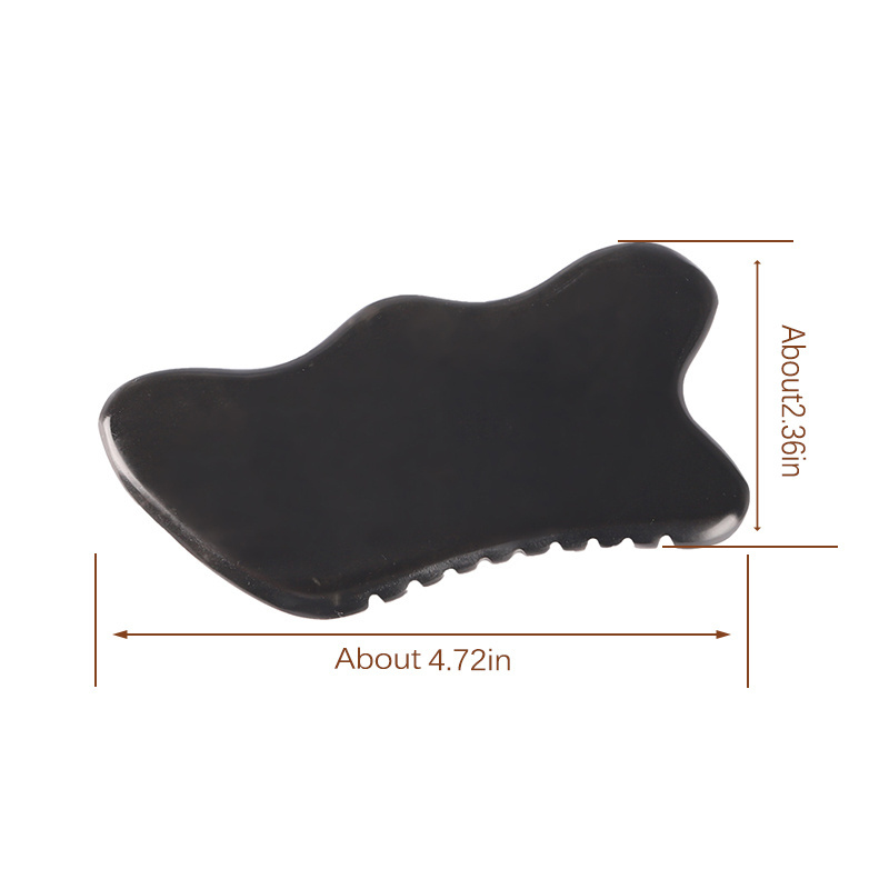 Natural Large Bian Gua Sha Stone Genuine Bian Stone GuaSha Facial Body Massage Tools Sculpting Gua Sha Stone