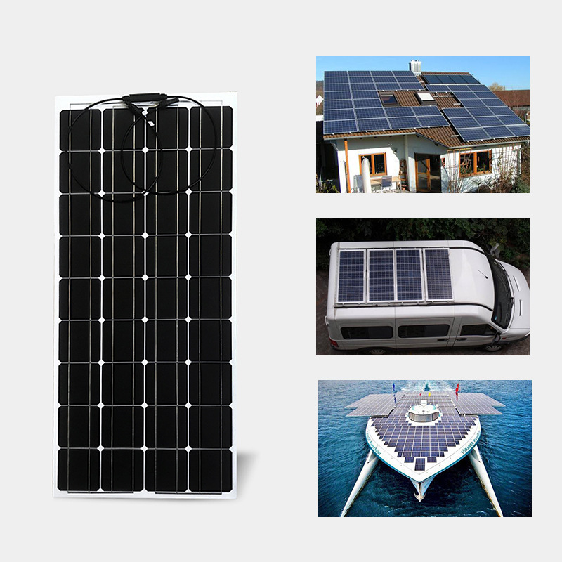 Factory price solar power flexible panels 300w 400w 60 Cells flexible thin film solar panel for home solar energy system