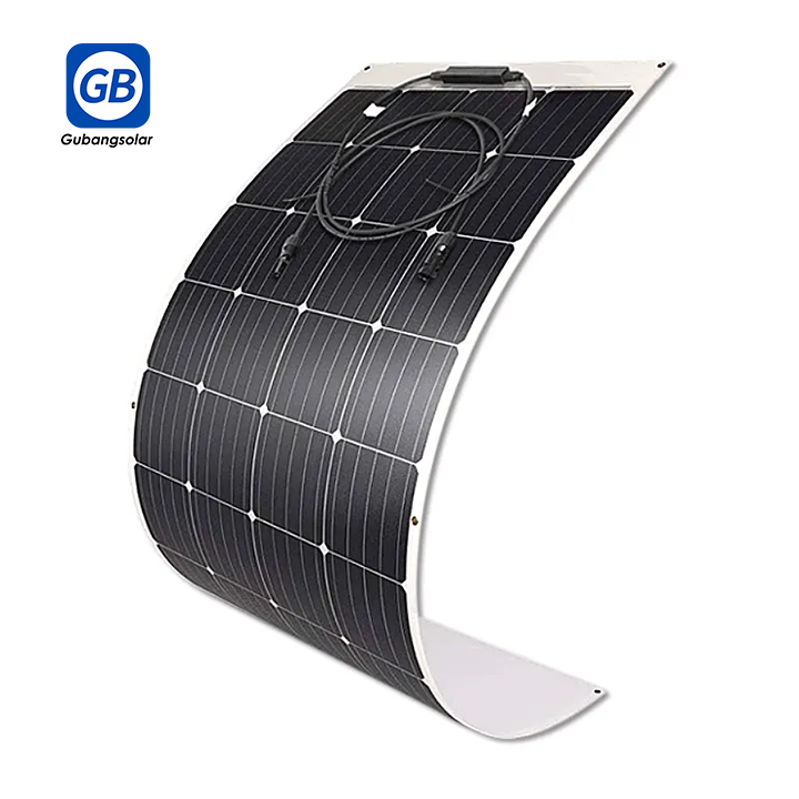 100w 200w Rollable ETFE Mono Cell Flexible Thin Film Marine Car Semi Flexible Solar Panels