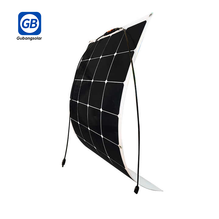 100w 200w Rollable ETFE Mono Cell Flexible Thin Film Marine Car Semi Flexible Solar Panels