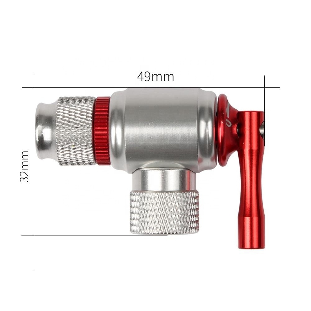 GUB P006 CO2 Inflator Bicycle Schrader Presta Adapter Bike Tire Aluminum Tube Mini Hand Cartridge Bicycle Pumps