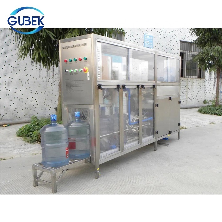 GUBEK Large drum Plastic bucket Drinking water filling capping machine