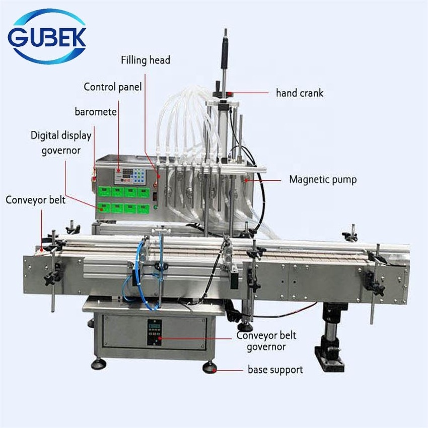 Full-automatic small bottle liquid fruit juice beverage water filling capping machine filling line for oil and wine