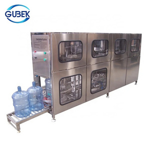 GUBEK Large drum Plastic bucket Drinking water filling capping machine