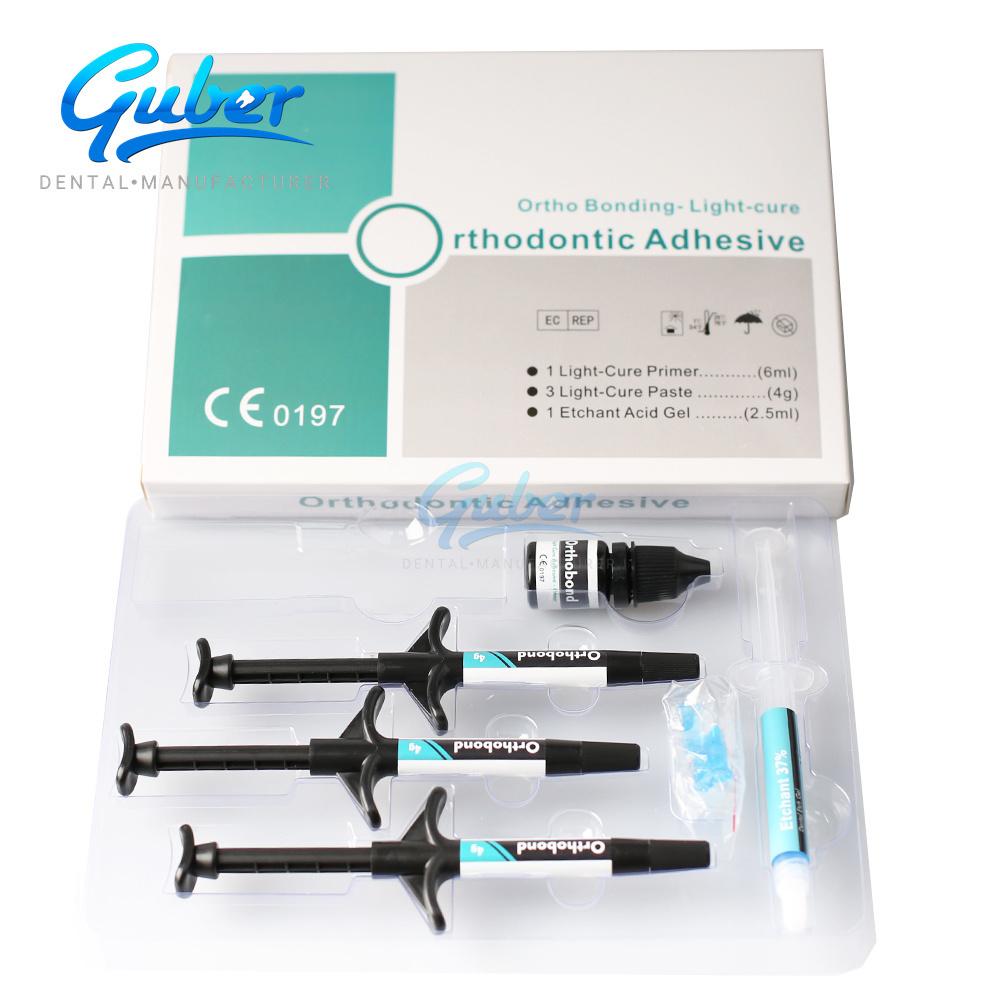 Guber Dental orthodontic light cure adhesive dental composite With Stable Function