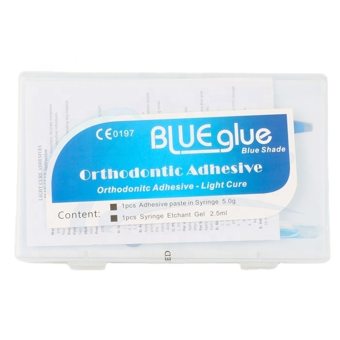 Guber Dental Equipment Orthodontic Bonding Adhesive Dental Composite Light-Cure Blue Glue Orthodontic Glue for Braces