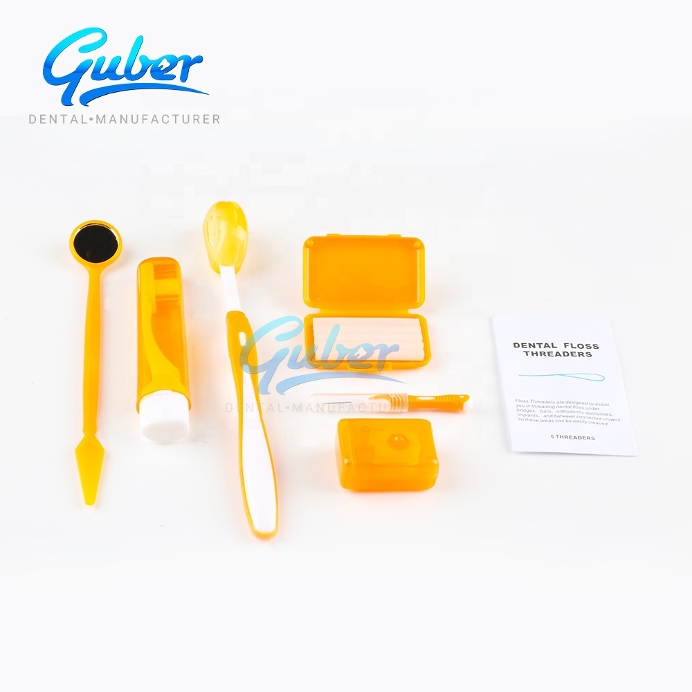 + Guber 8 in 1 Dental Cleaning Kit Toothbrush Kits Orthodontic Teeth Braces Oral Hygiene Kit