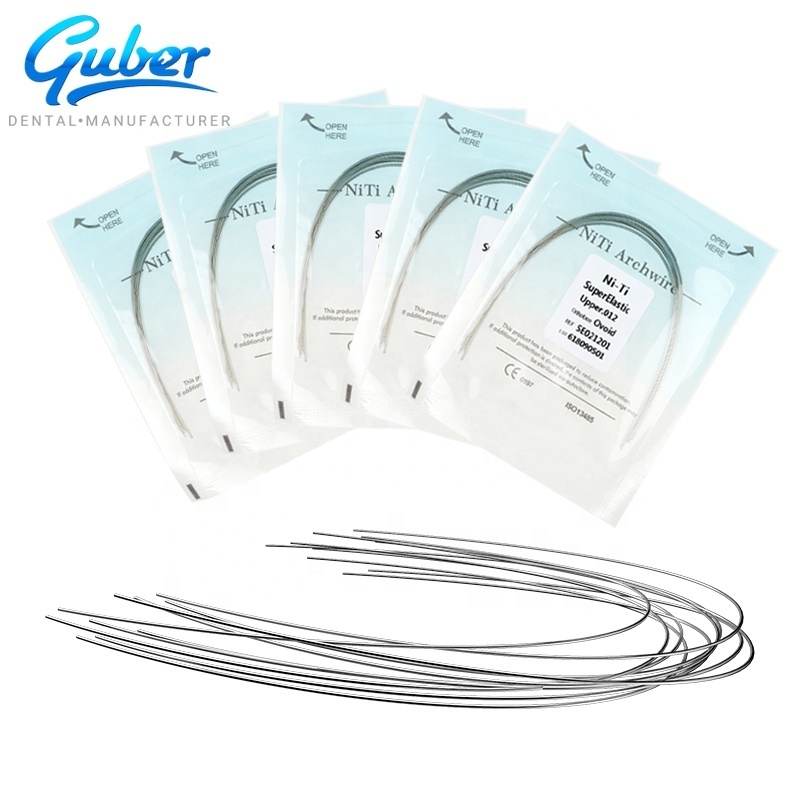 Factory ortodoncia Dental wire natural ovoid square Orthodontic wire teeth niti wire for braces dental equipments