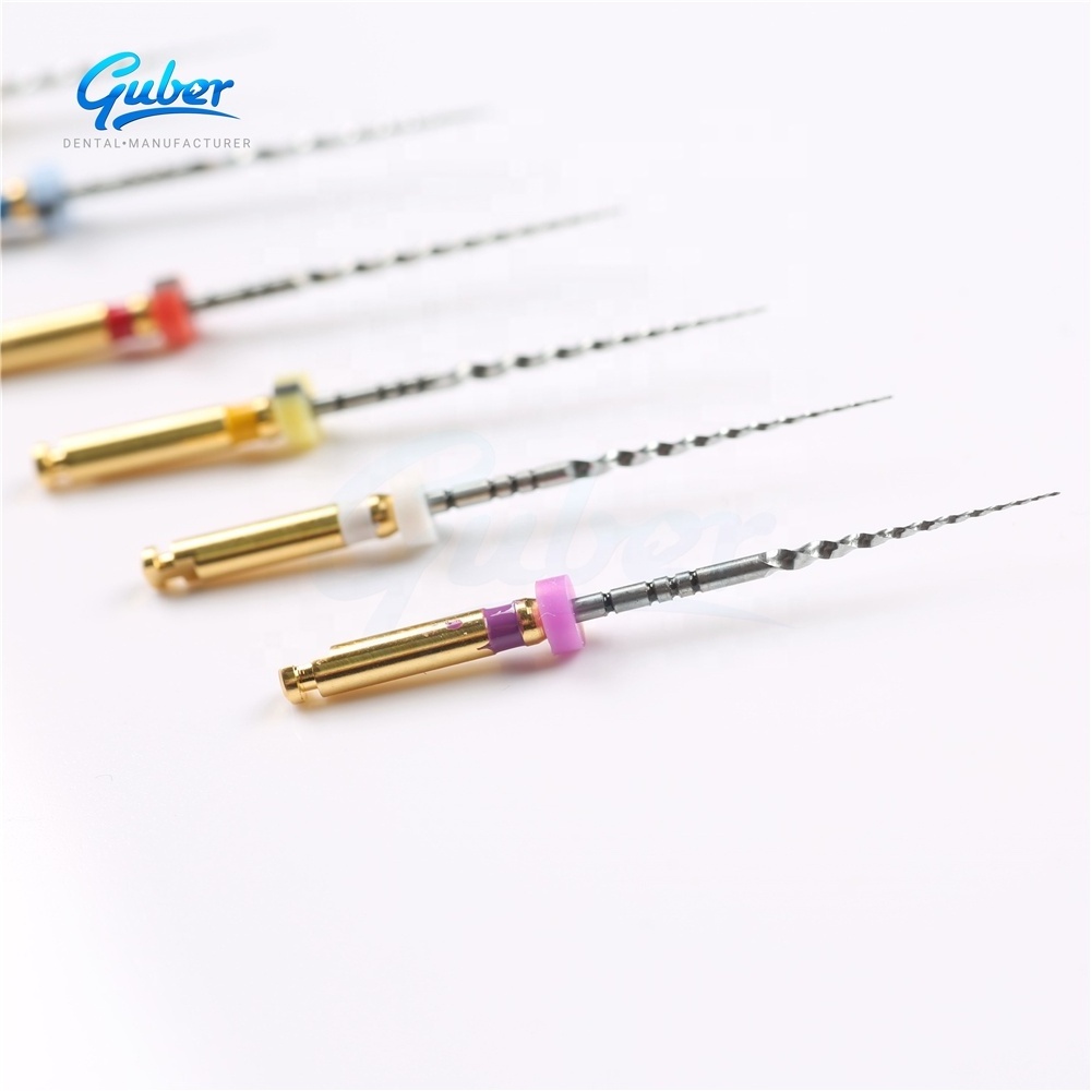 +Guber Dental Canal Rotary Files Cicada Dental Rotary Niti File Endodontic Endo SX-F5 Memory T File