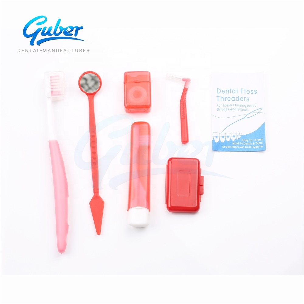 + Guber 8 in 1 Dental Cleaning Kit Toothbrush Kits Orthodontic Teeth Braces Oral Hygiene Kit