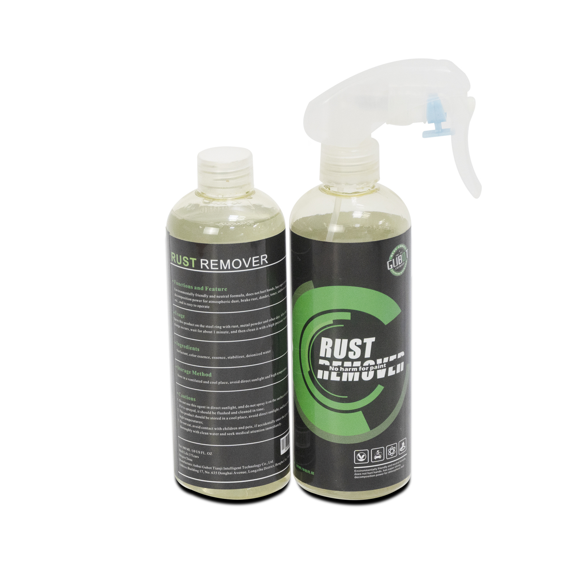 Gubot Wholesale Price Automotive Cleaner Remove Stains Rust Iron Remover For Car