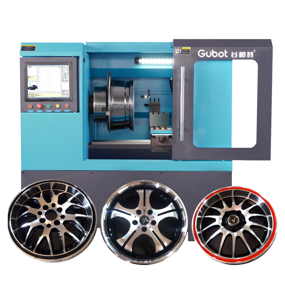 GBT-LSB300 Hot Sale Rim Repair CNC Diamond Cutting Machine Alloy Wheel Repair Lathe