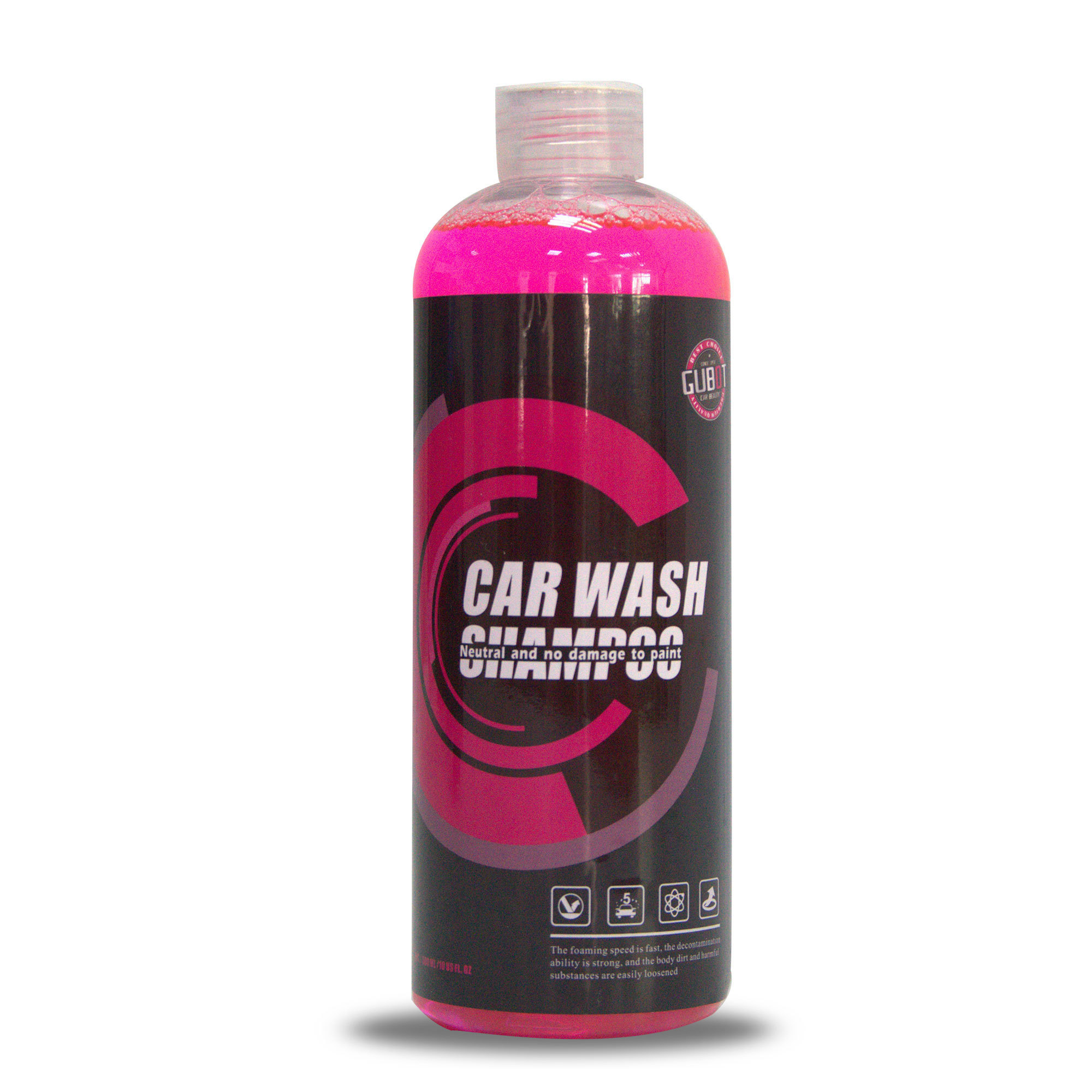 Gubot car accessories cleaning chemical soap car snow foam auto wash liquid car shampoo with wax