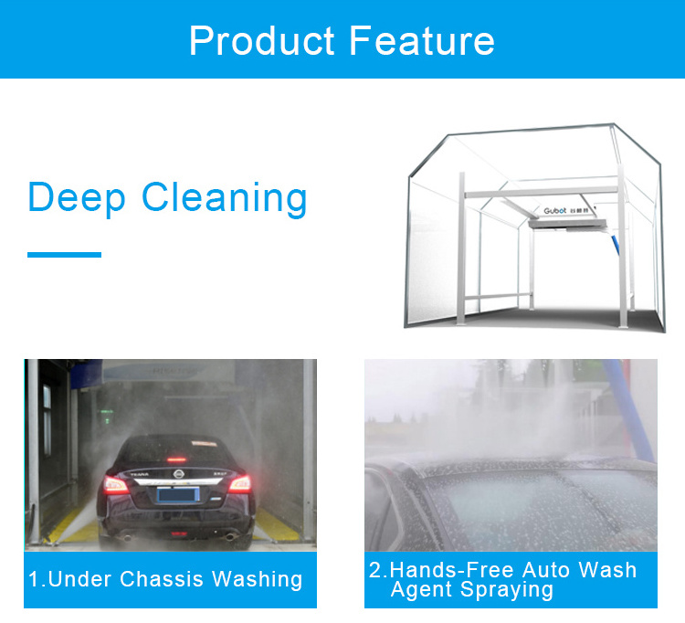 Tunel Carwash Wash Full High Pressure Automatic Car Washing Machine Touchless Car