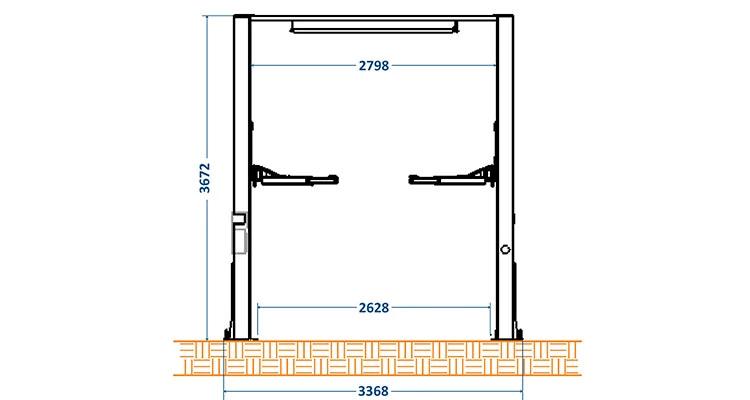 CE approved Hot Sell 4 Ton 2 post auto lifts hydraulic car lift for sale