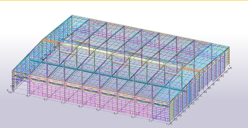 Quick installation of prefabricated warehouse building steel structure metal garage building kit