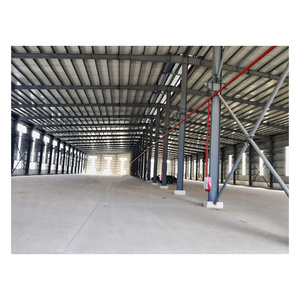 Low cost prefabricated steel frame warehouse metal building garage and canopy steel hangar